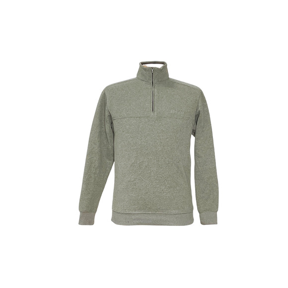 Columbia Men's Gray Henley Sweater - Picture 1 of 4